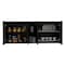 Tuhome Portofino 150 Wall Cabinet, Double Door, Two External Shelves, Two Interior Shelves, Black GLW5607 - alternate 6